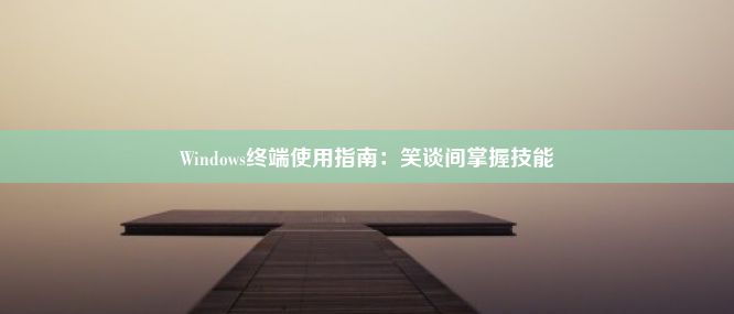 Windows终端使用指南：笑谈间掌握技能